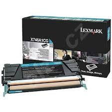 Image of Lexmark X746A1CG azúrový (cyan) originálny toner SK ID 5629