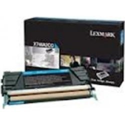 Image of Lexmark X746A2CG azuriu (cyan) toner original RO ID 5646