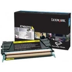 Image of Lexmark X746A2YG sárga (yellow) eredeti toner HU ID 5648