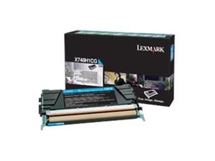 Image of Lexmark X748H1CG cián (cyan) eredeti toner HU ID 5651