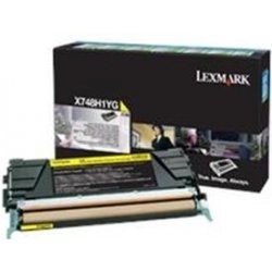 Image of Lexmark X748H1YG sárga (yellow) eredeti toner HU ID 5653