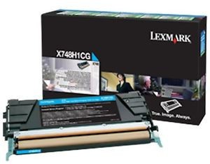 Image of Lexmark X748H3CG azurová (cyan) originální toner CZ ID 8312