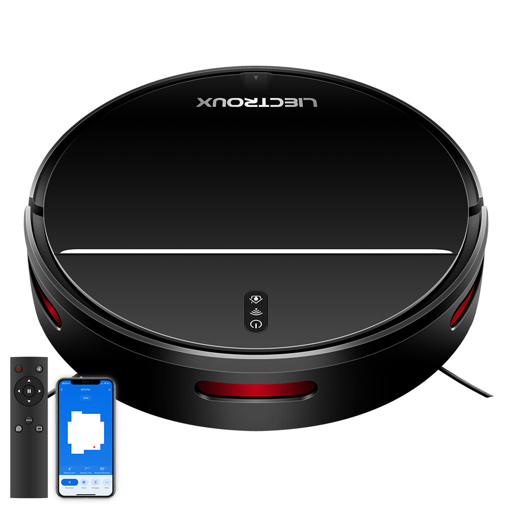 Image of Liectroux M7S PRO Robot Vacuum Cleaner Smart Dynamic Navigation WiFi App Alexa with 200ML Water Tank Wet Mopping