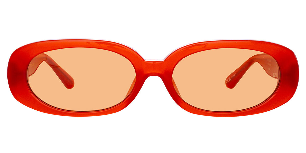 Image of Linda Farrow CARA LFL1252 C13 Óculos de Sol Vermelhos Feminino PRT