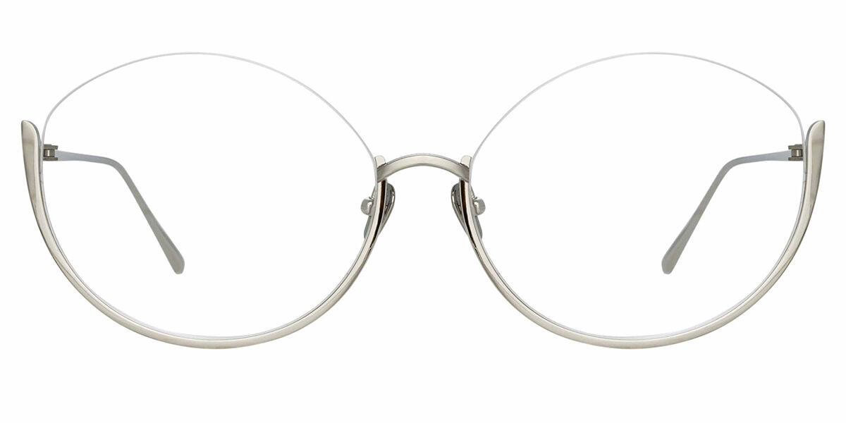 Image of Linda Farrow RAE LFL1144 C7 Gafas Recetadas para Mujer Plateadas ESP