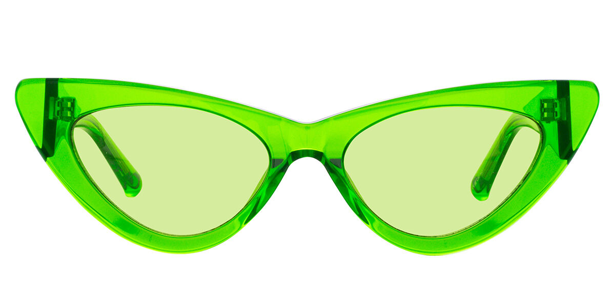Image of Linda Farrow THE ATTICO DORA ATTICO32 C11 Óculos de Sol Verdes Feminino PRT