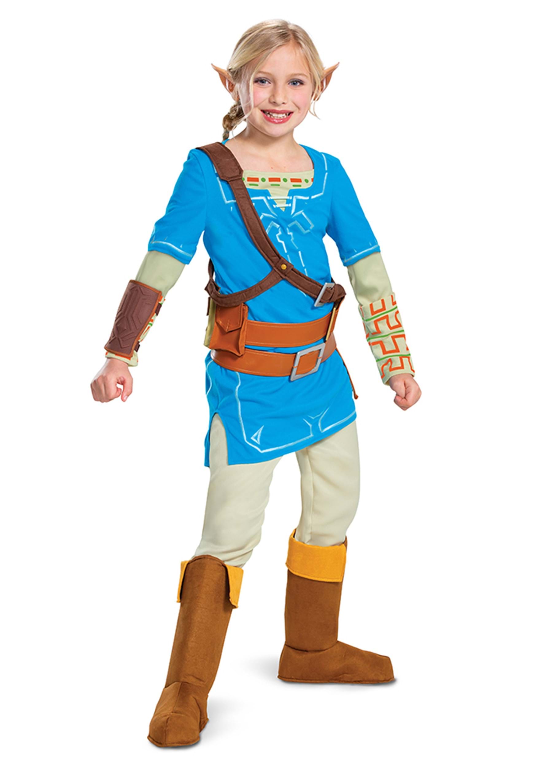 Image of Link Breath of the Wild Prestige Kids Costume ID DI116409-14/16