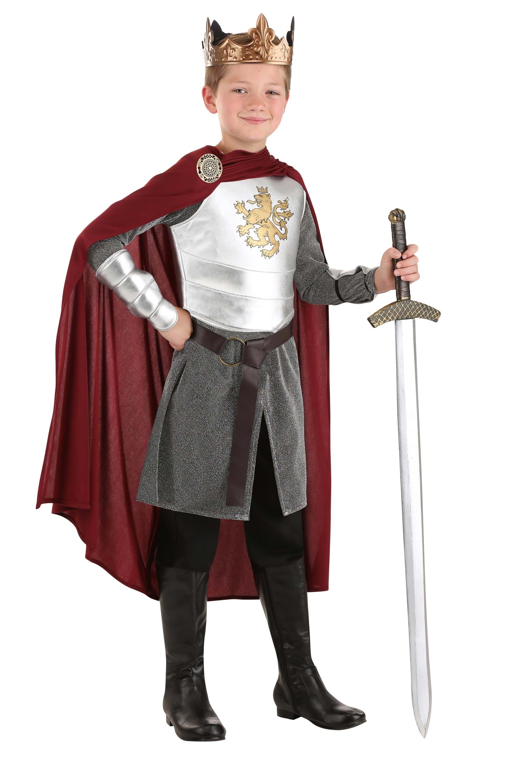 Image of Lionheart Knight Kid's Costume ID FUN1065CH-S