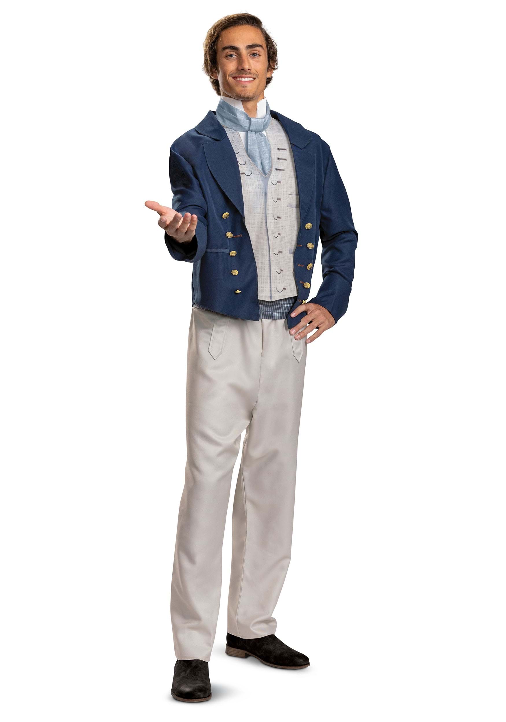 Image of Little Mermaid Live Action Deluxe Prince Eric Adult Costume ID DI125619-L/XL