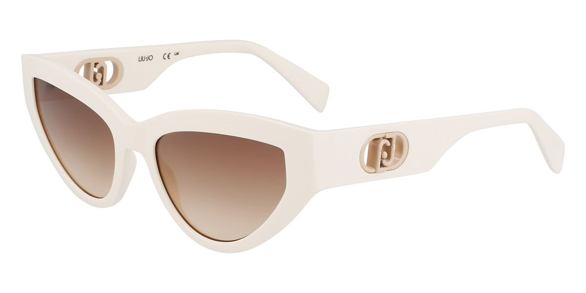 Image of Liu Jo LJ800S 102 54 Lunettes De Soleil Femme Blanches FR