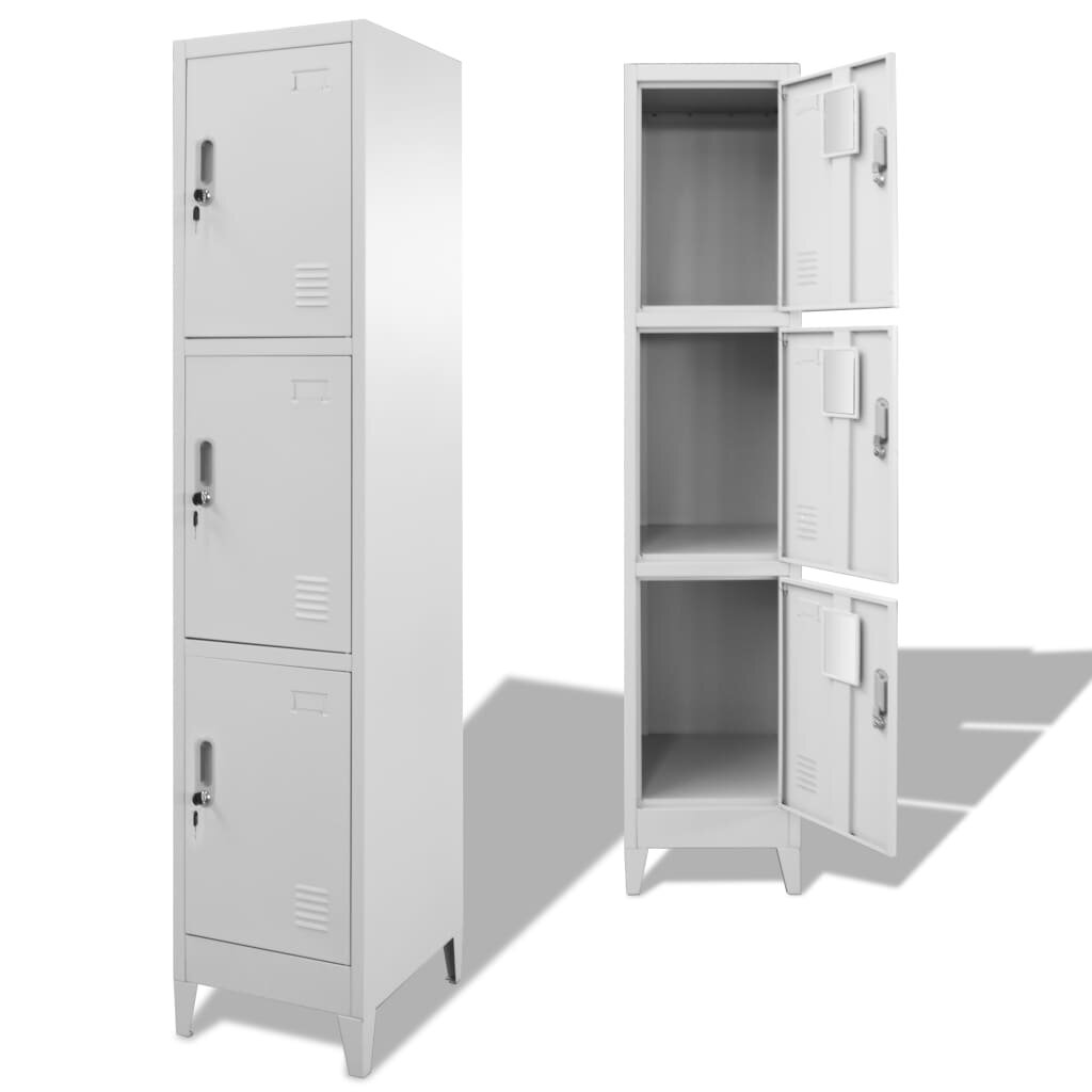 Image of Locker Cabinet with 3 Compartments 15"x177"x709"