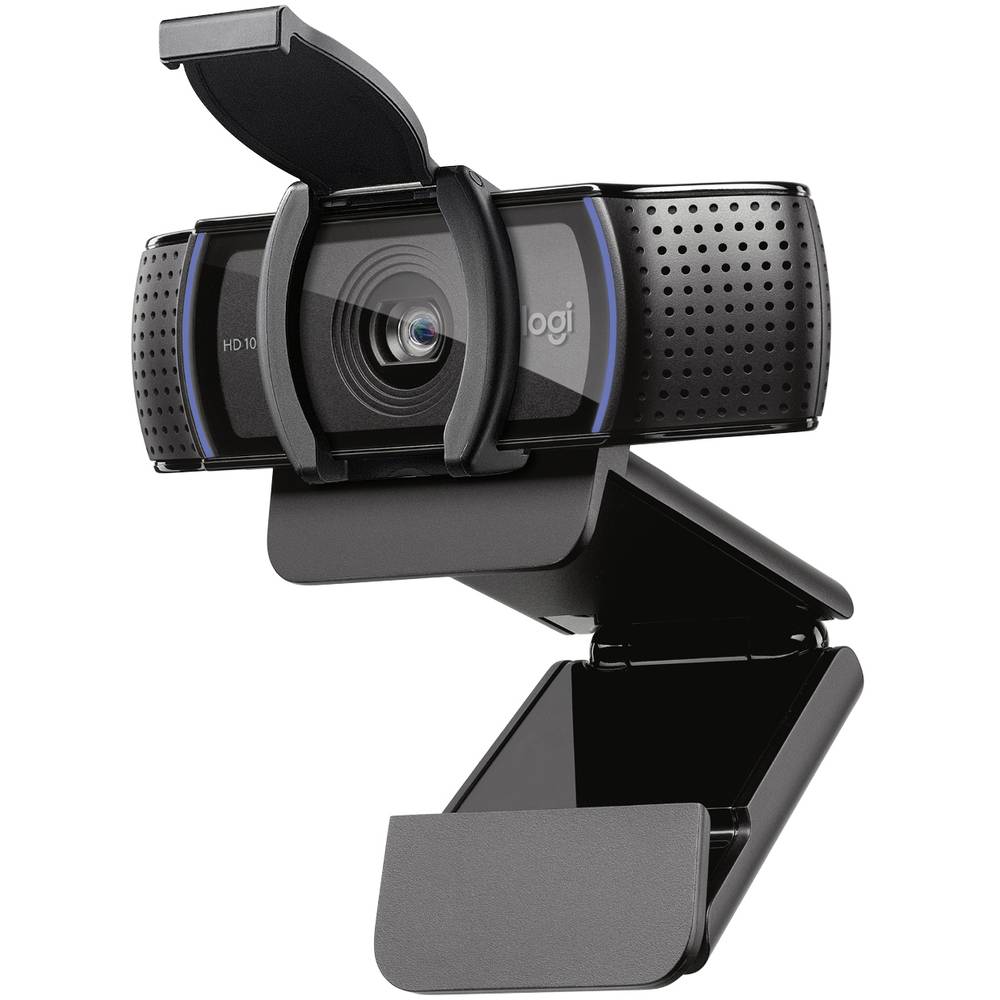 Image of Logitech C920s HD Pro Full HD webcam 1920 x 1080 Pixel 1280 x 720 Pixel Clip mount