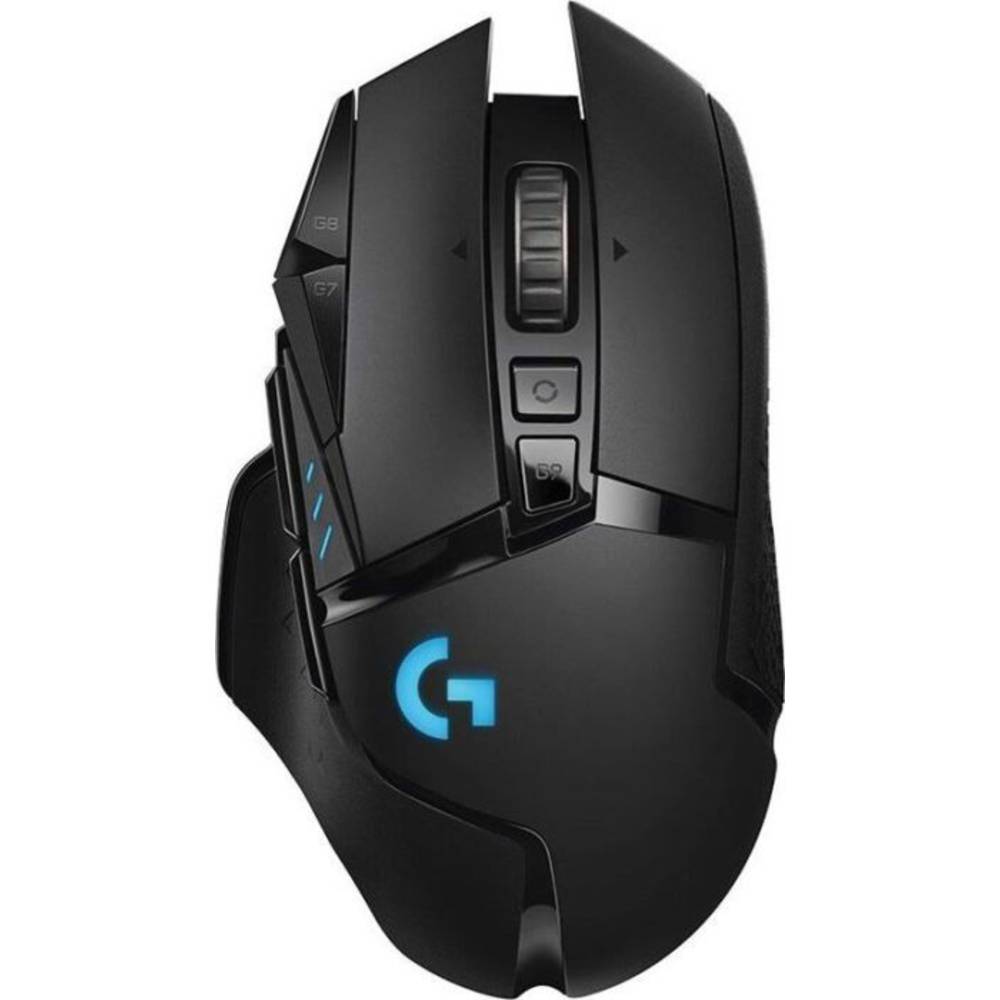 Image of Logitech G502 Lightspeed Gaming mouse Radio Optical Black 11 Buttons 16000 dpi Backlit Weight trimming Built-in user