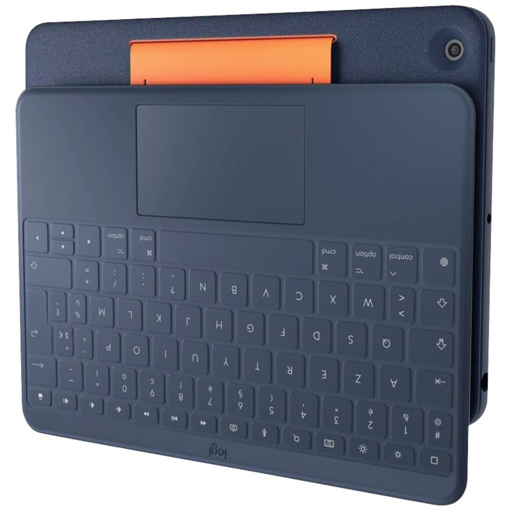 Image of Logitech Rugged Combo 3 Touch Tablet PC keyboard Compatible with (tablet PC brand): Apple iPad (7th Gen) iPad (8th