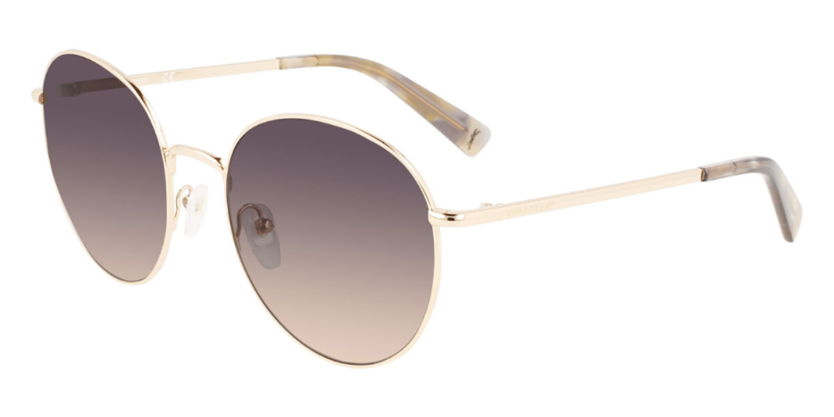 Image of Longchamp LO101S 726 56 Lunettes De Soleil Femme Dorées FR