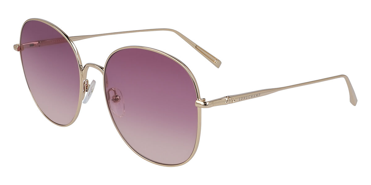 Image of Longchamp LO118S 721 59 Lunettes De Soleil Femme Dorées FR