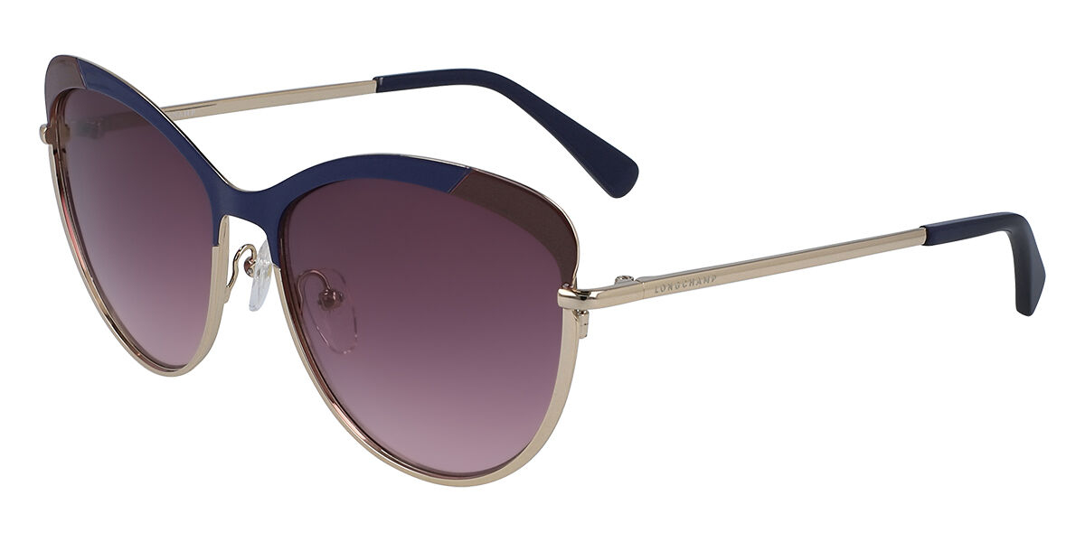 Image of Longchamp LO120S 431 57 Lunettes De Soleil Femme Dorées FR