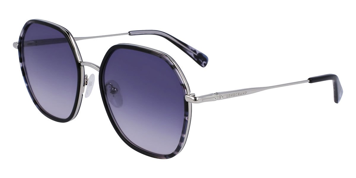 Image of Longchamp LO163S 046 58 Lunettes De Soleil Femme Noires FR