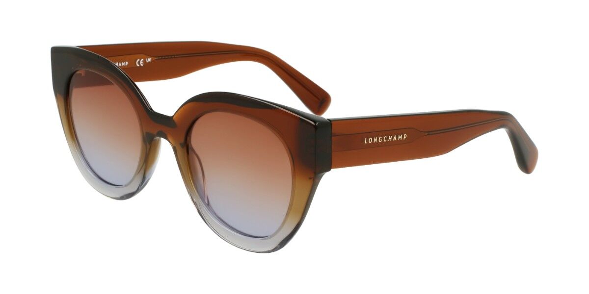 Image of Longchamp LO750S 208 49 Lunettes De Soleil Femme Bleues FR