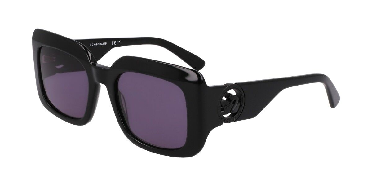 Image of Longchamp LO753S 001 51 Lunettes De Soleil Femme Noires FR