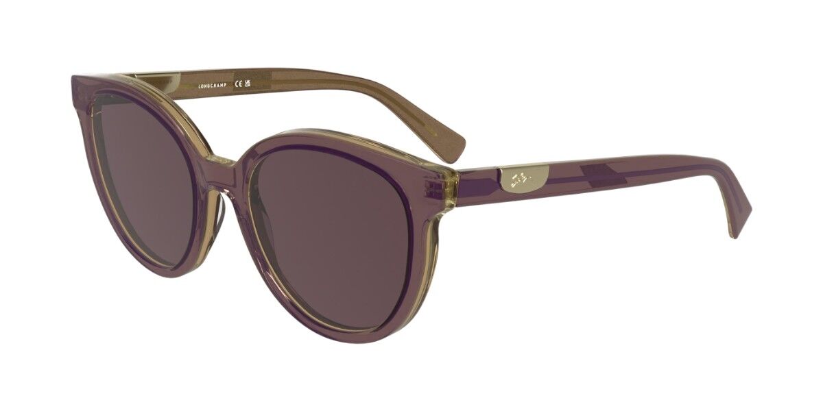 Image of Longchamp LO773S 506 52 Lunettes De Soleil Femme Purple FR