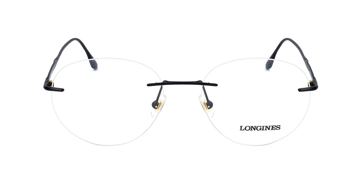 Image of Longines LG5002-H 002 Óculos de Grau Pretos Masculino BRLPT