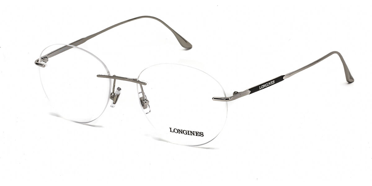 Image of Longines LG5002-H 016 Óculos de Grau Prata Masculino BRLPT