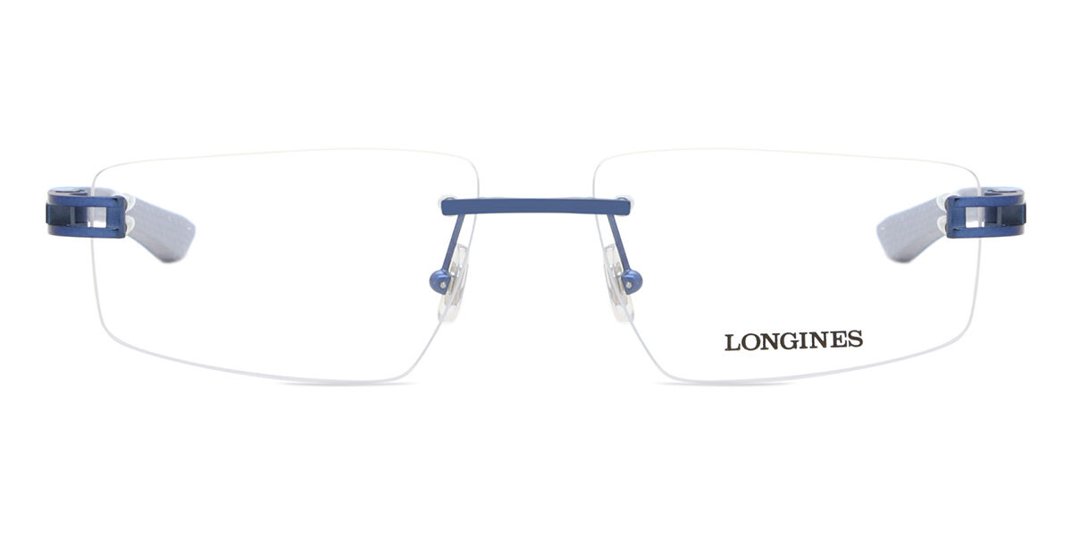 Image of Longines LG5007-H 090 Óculos de Grau Azuis Masculino PRT