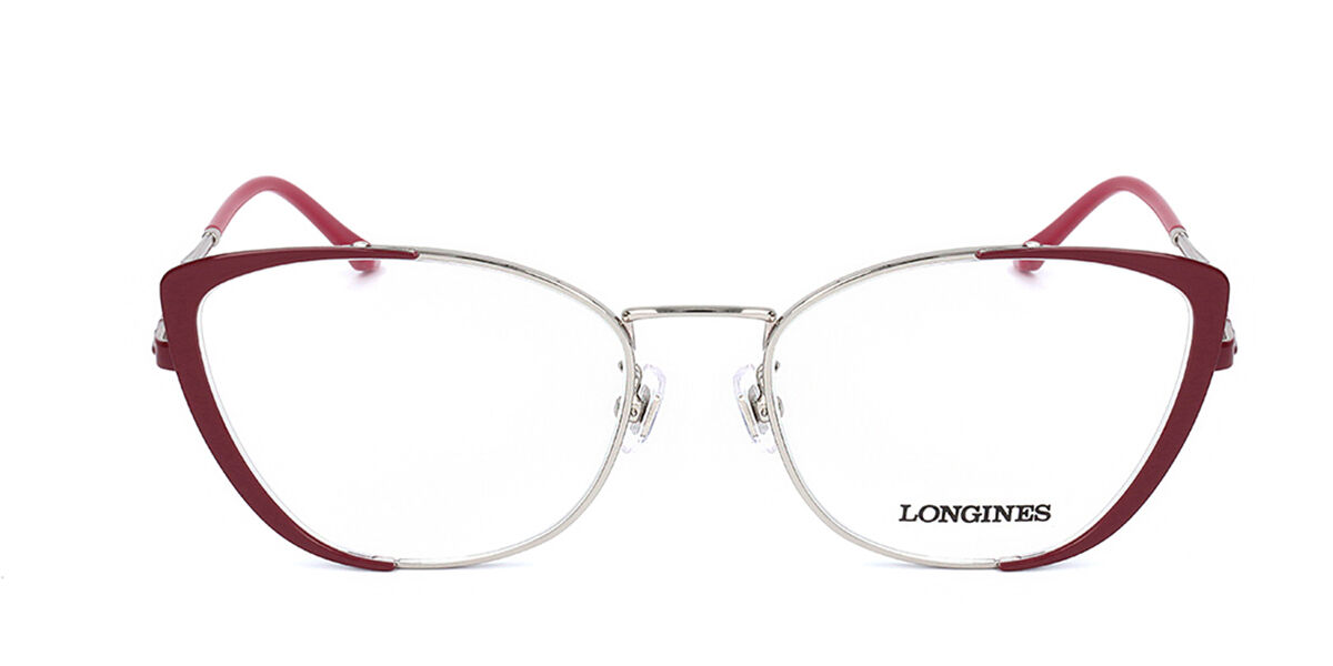 Image of Longines LG5011-H 069 Óculos de Grau Vinho Feminino BRLPT