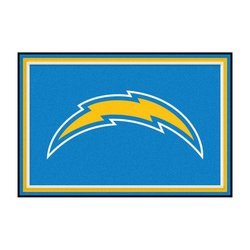 Image of Los Angeles Chargers Floor Rug - 5x8