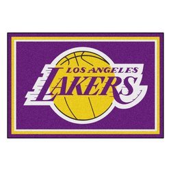 Image of Los Angeles Lakers Floor Rug - 5x8