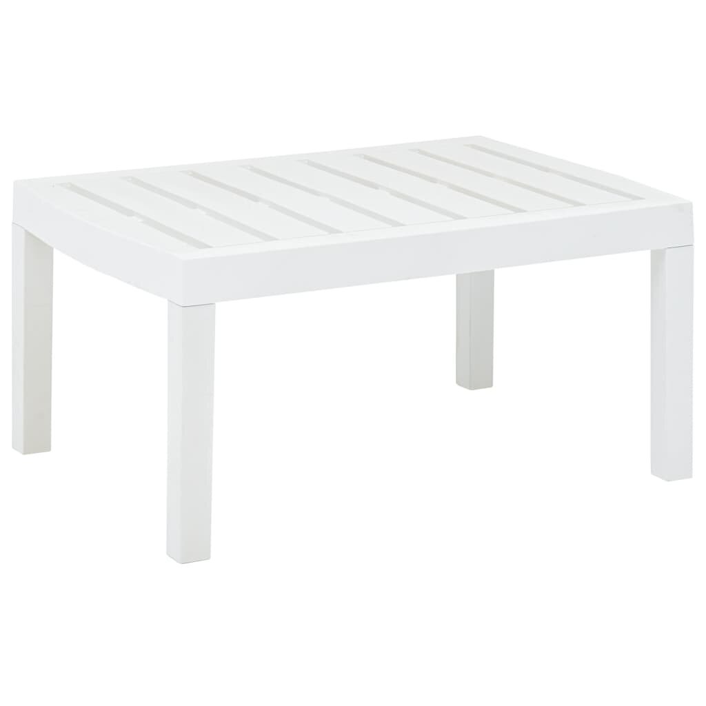 Image of Lounge Table White 307"x217"x15" Plastic