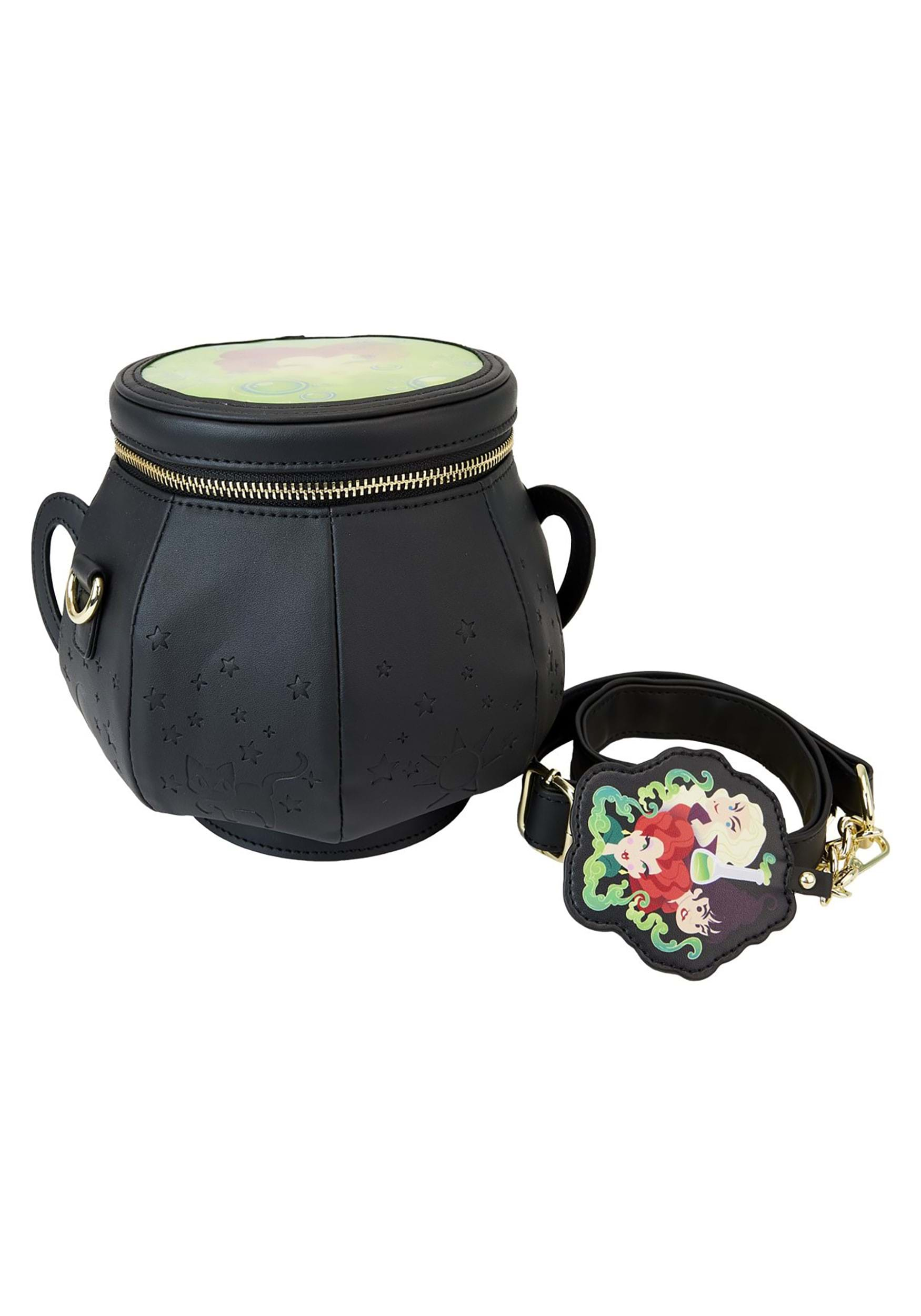 Image of Loungefly Disney Hocus Pocus Winifred Cauldron Crossbody Purse ID LFWDTB2840-ST