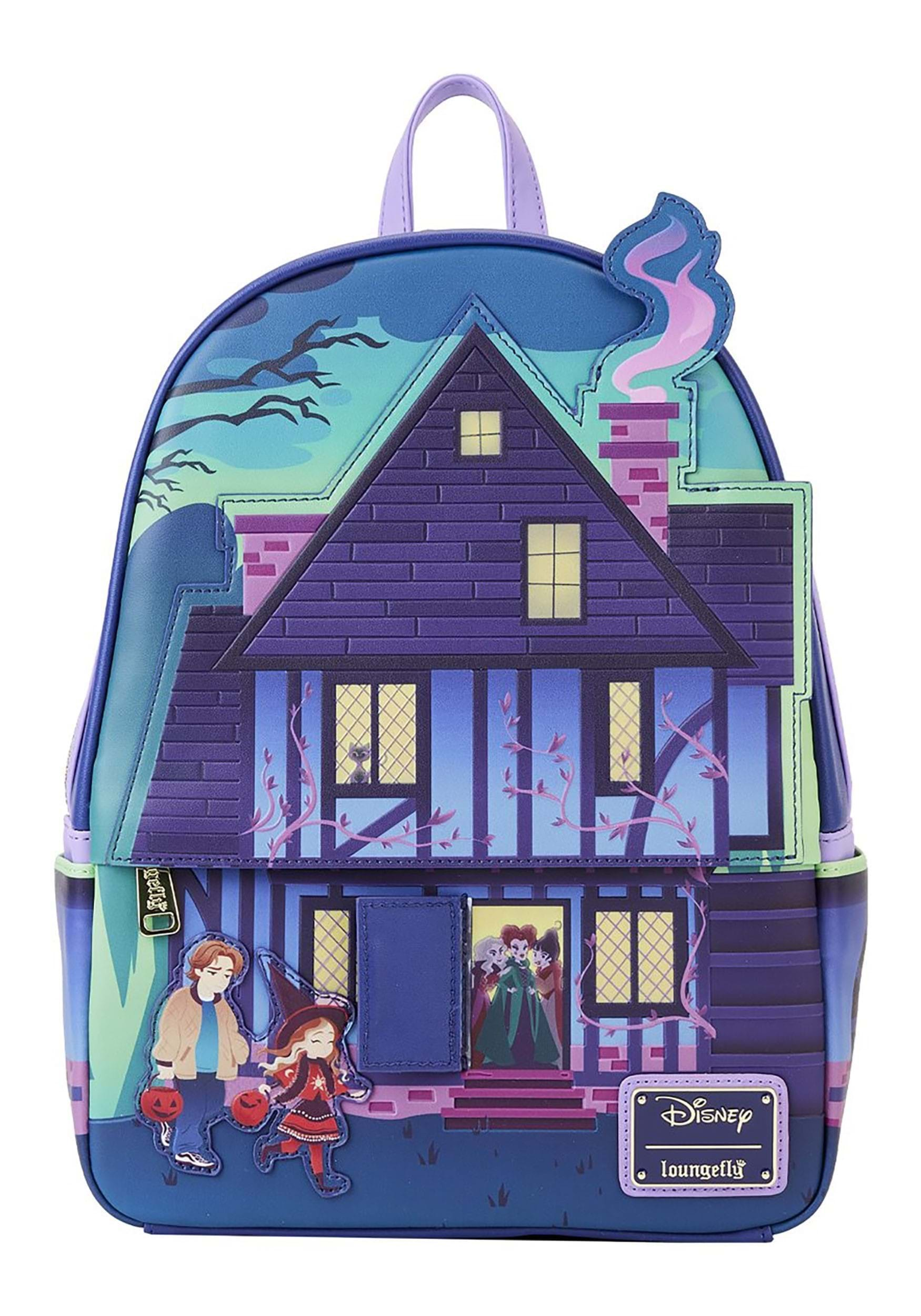 Image of Loungefly Hocus Pocus Sanderson Sisters House Mini Backpack ID LFWDBK3264-ST