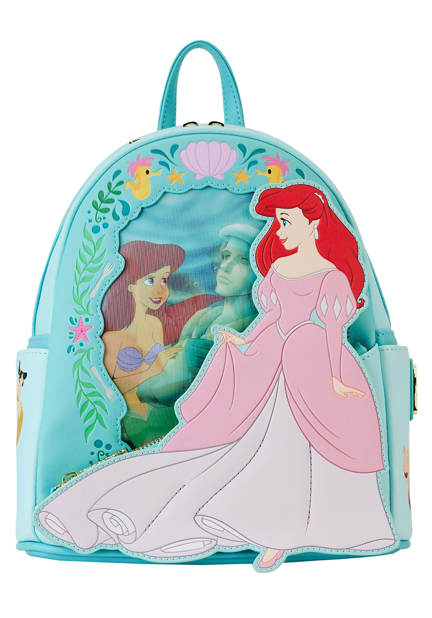 Image of Loungefly Little Mermaid Princess Lenticular Backpack