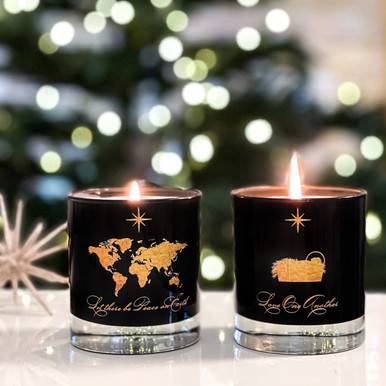 Image of Love and Peace Candles - 2 Candle Set