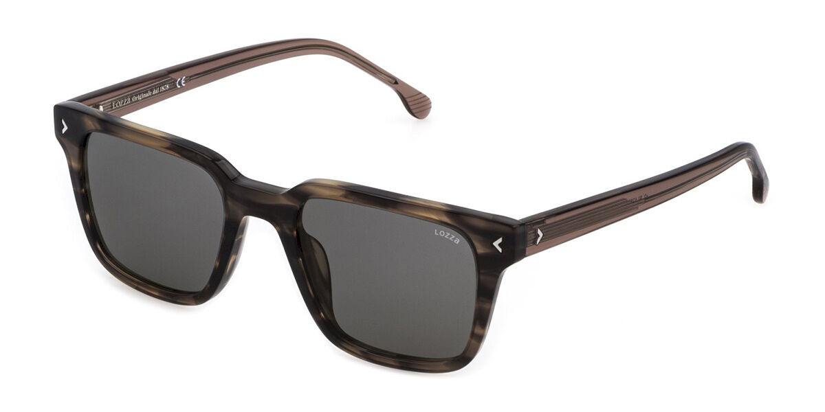 Image of Lozza SL4283 0ANV 51 Lunettes De Soleil Homme Marrons FR