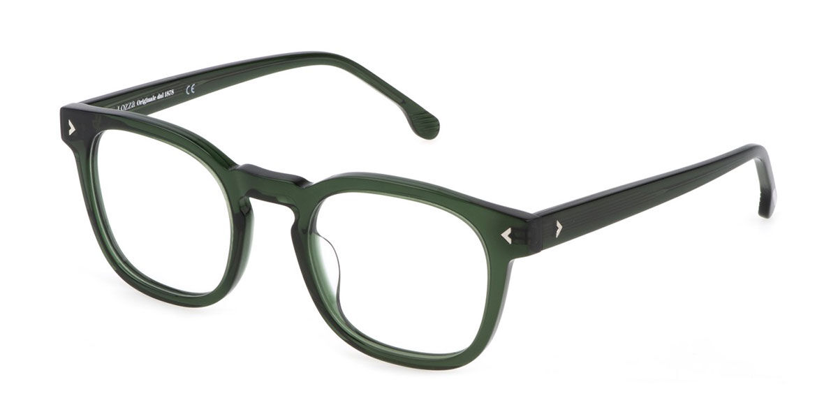 Image of Lozza VL4274V 0G61 Óculos de Grau Verdes Masculino BRLPT