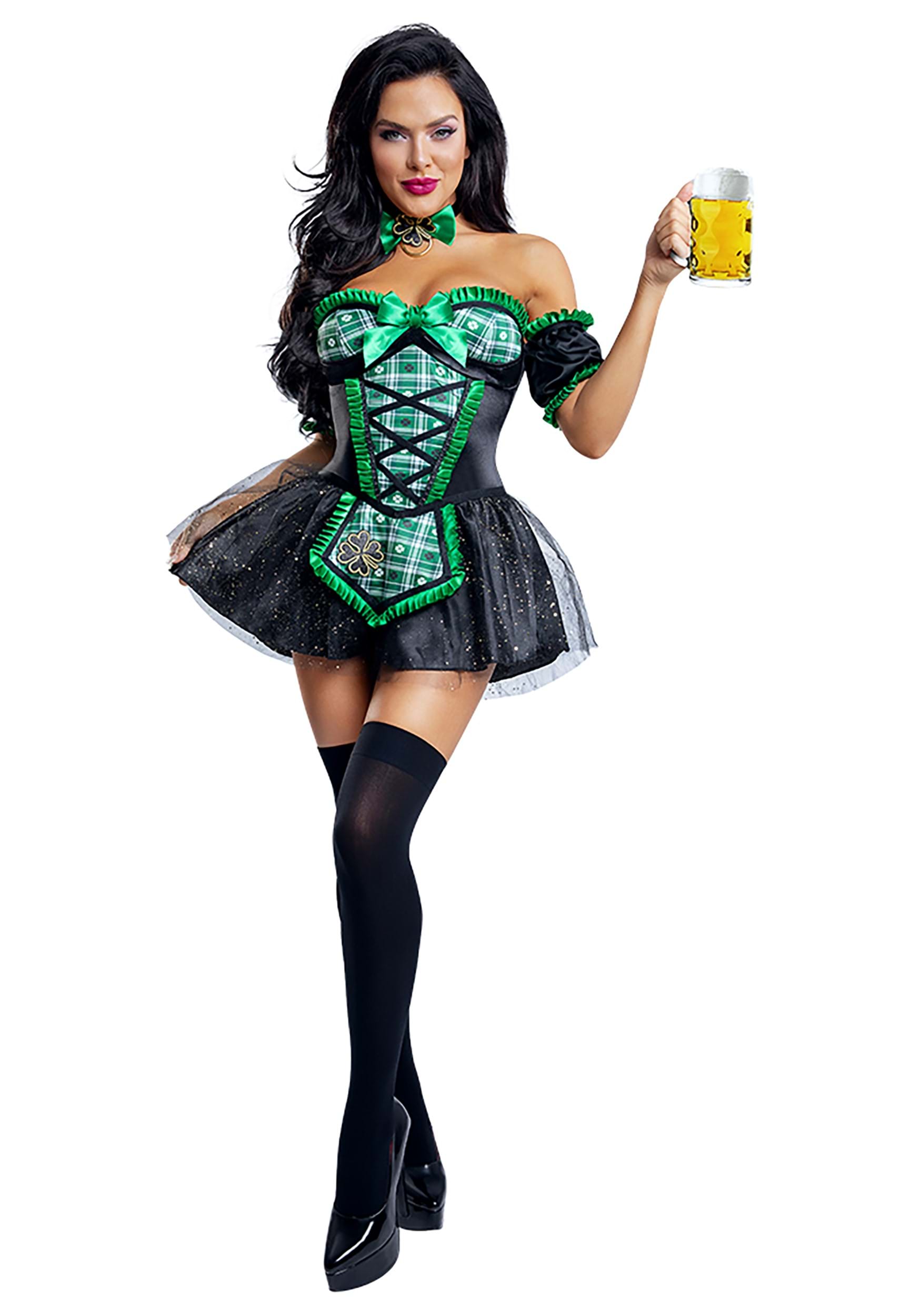 Image of Lucky Beer Girl Women's Costume ID SLS2201-L