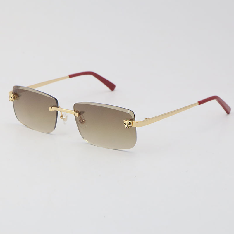 Image of Luxury Diamond Cut Lens Fashion High Quality Sunglasses Woman Decor Gold Frame Frame Men Pilot Sun glasses Unisex UV400 Driving Male and Female