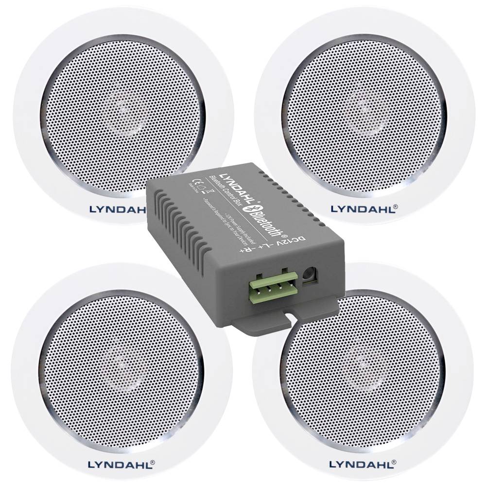 Image of Lyndahl 2202LYNCS2AM4 2-way flush mount speaker set 8 â¦ White 1 Set