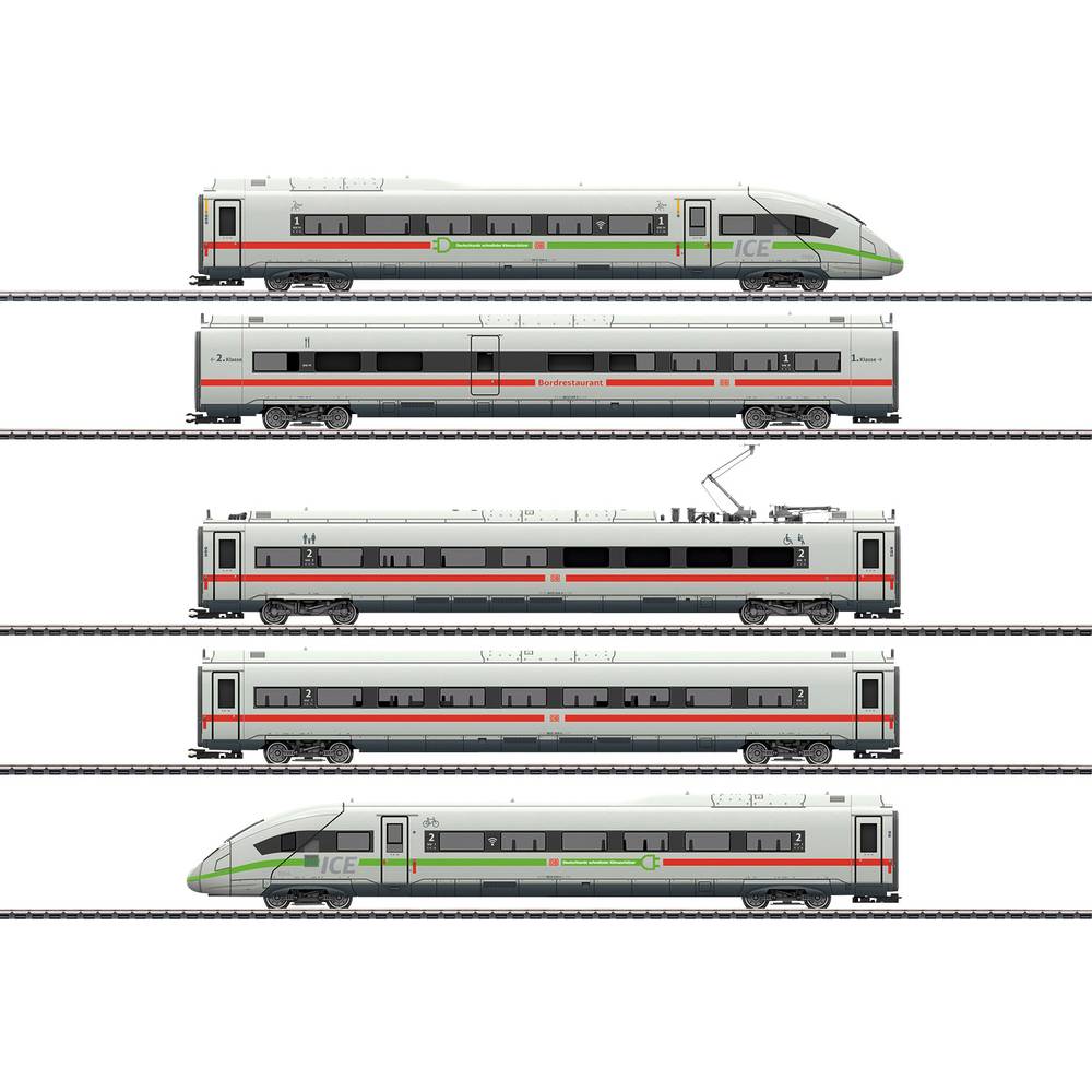Image of MÃ¤rklin 39716 H0 5teiliger train set ICE 4 BR 412/ 812 of DB AG