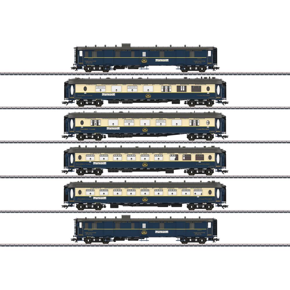 Image of MÃ¤rklin 42470 H0 Pullman cars set Edelweiss of CIWL