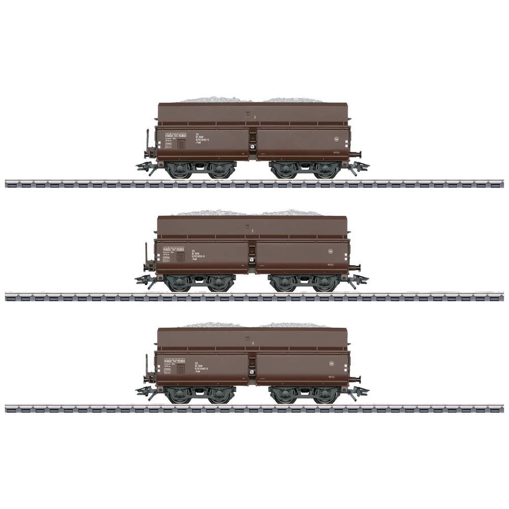 Image of MÃ¤rklin 46231 H0 3-piece set of Fad self-unloading coaches of ÃBB