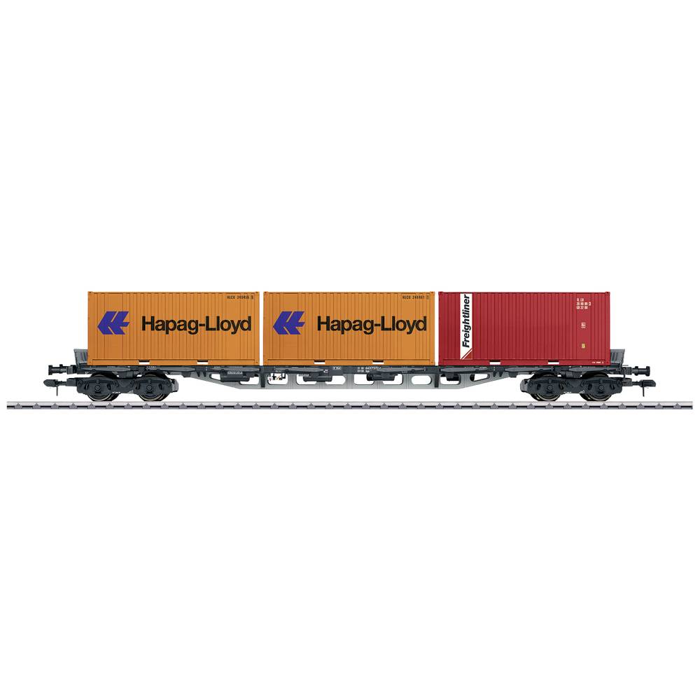 Image of MÃ¤rklin 58715 Track 1 multifunction-Container carrying wagons of DB