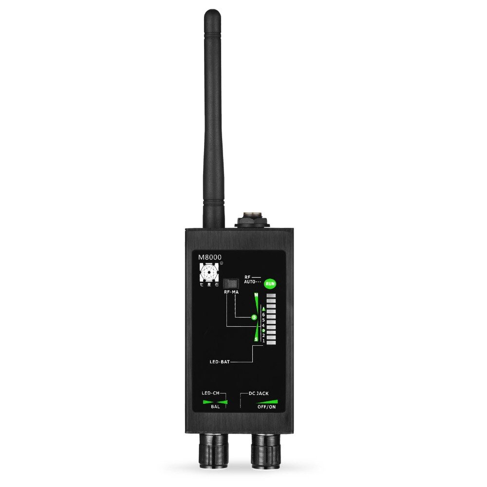 Image of M8000 1MHz-12GH Radio Signal SensorFBI GSM RF Auto Signal Camera Sensor GPS Tracker Finder with Magnetic LED Antenna