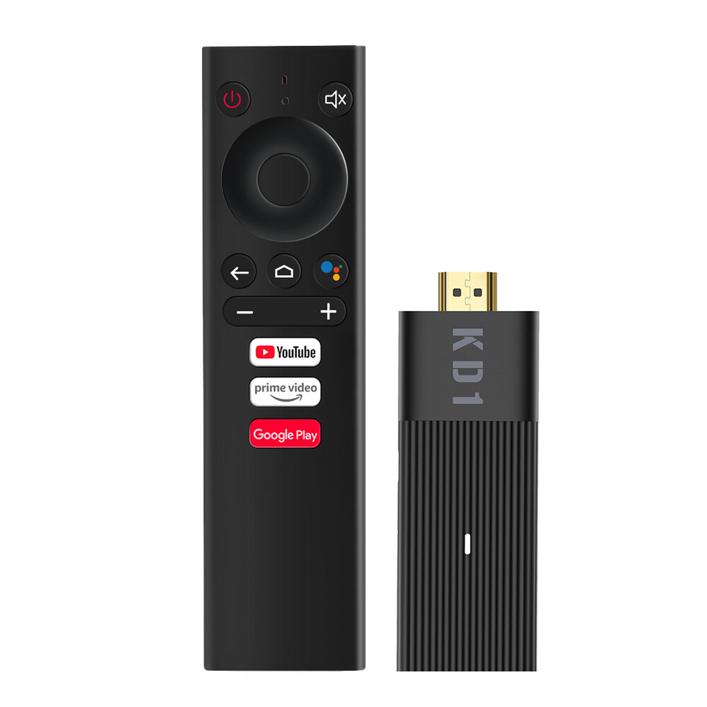 Image of MECOOL KD1 TV Stick Amlogic S905Y2 2GB RAM 16GB ROM BT42 24G 5G WiFi Android 10 ATV OS 4K HDR10 Streaming Media Player