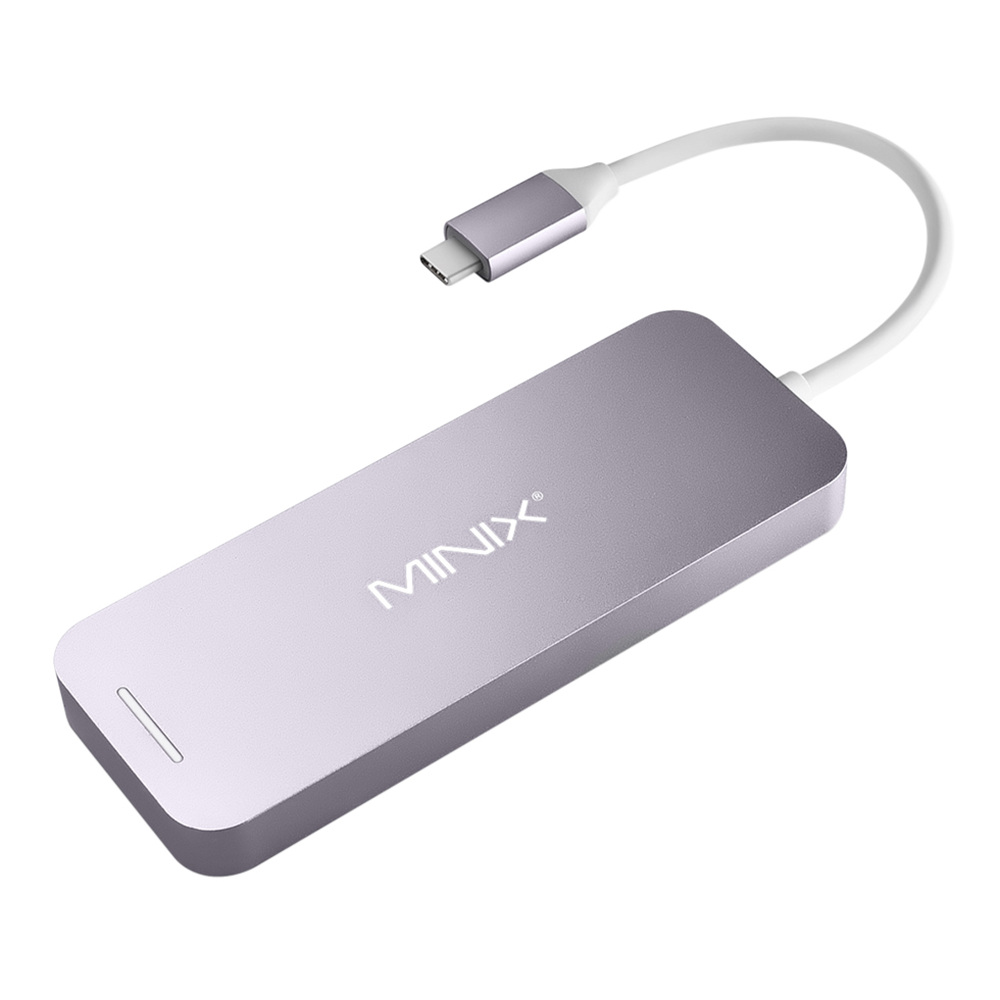 Image of MINIX NEO S1 SSD USB-C Multiport Storage HUB With 120G SSD Type-C to HDMI + USB30 - Space Gray