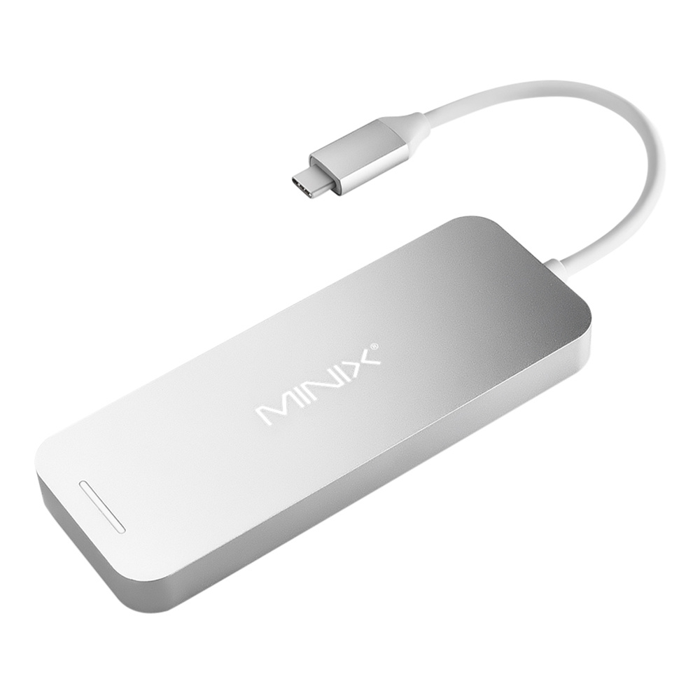Image of MINIX NEO S2 SSD USB-C Multiport Storage HUB With 240G SSD Type-C to HDMI + USB30 - Silver