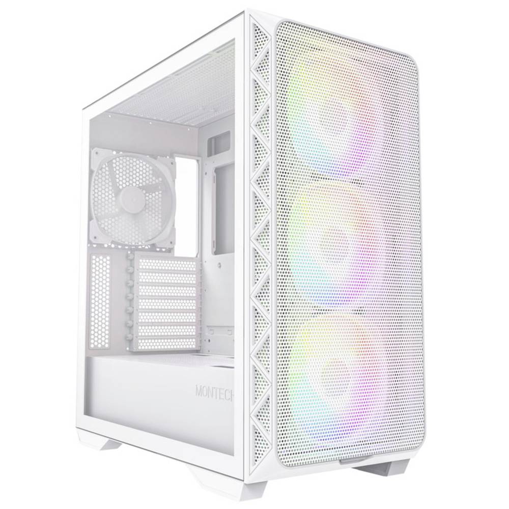 Image of MONTECH AIR 903 MAX Midi tower PC casing White 4 built-in LED fans
